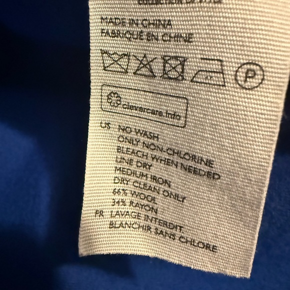 Cos Blue Zip-Up Jacket - Picture 4 of 6